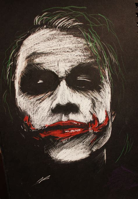 Pencil Heath Ledger Joker Drawing : JOKER pencil drawing Heath Ledger ...