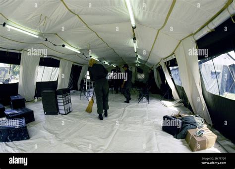 An interior view of the new TEMPER (Tents, Expandable, Modular ...