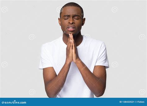 A Black Man Praying Royalty-Free Stock Photography | CartoonDealer.com ...