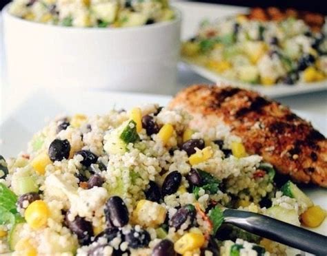 Chilled Black Bean Couscous Salad – Free Recipe Network