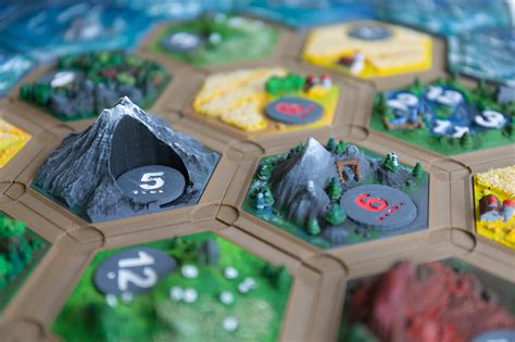 3D Print Catan Resource Tile - Etsy | Board games, Catan, 3d printing