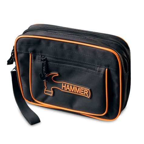 Hammer XL Bowling Accessory Bag Black/Orange - BowlerX.com