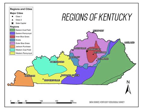 Cultural/Geographic Regions of Kentucky [3300x2550] [OC] : MapPorn