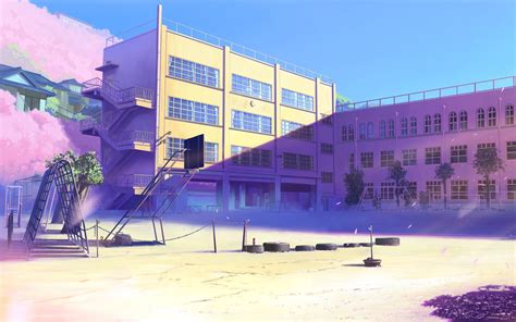 Top 100 Background anime school for social media and desktop