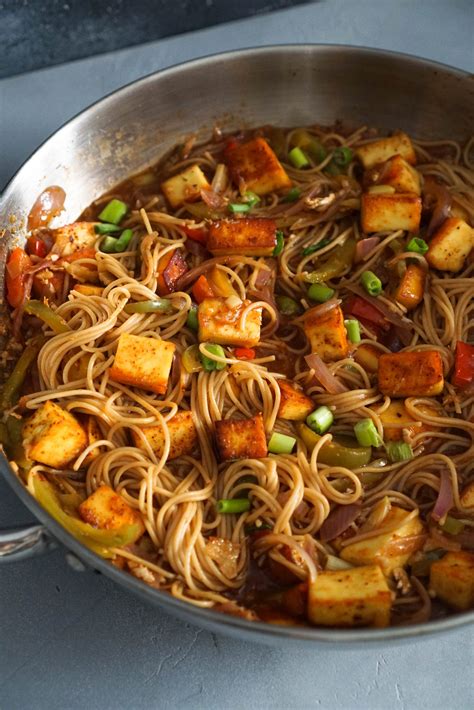 Chilli Paneer Noodles - Some Indian Girl