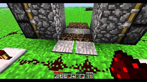 Minecraft Sticky Piston Trap - YouTube