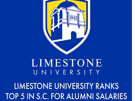 Limestone University Ranks Top 5 In South Carolina For Alumni Salaries ...