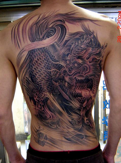 Full back Qilin / Kirin tattoo by qiangzitattoo on DeviantArt