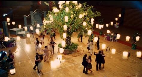 Scene from High School Musical 3. A beautiful setting with lanterns and ...