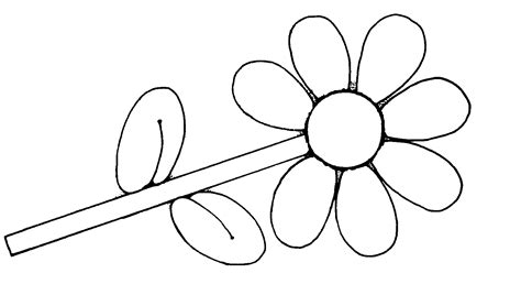 Flower Black And White Clipart - Cliparts.co