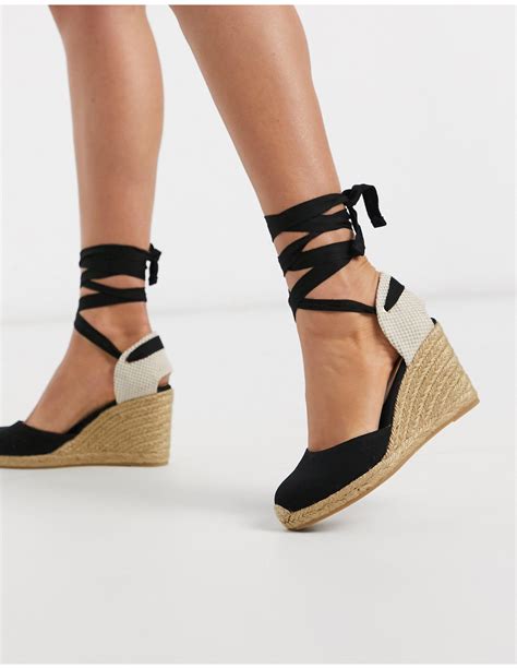 ALDO Muschetta Espadrille Wedge Sandal in Black - Lyst