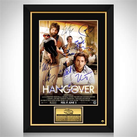 The Hangover Mini Poster Limited Signature Edition Custom Frame | RARE-T