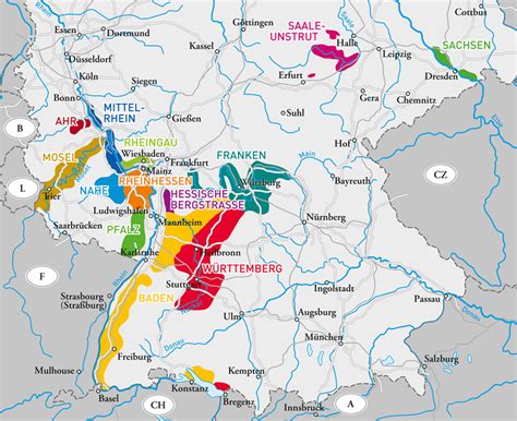 Wine Regions of Germany : r/europe