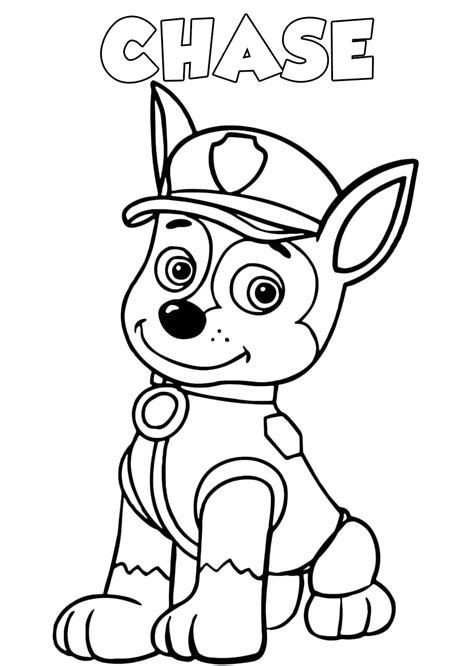 Printable Paw Patrol Coloring Pages