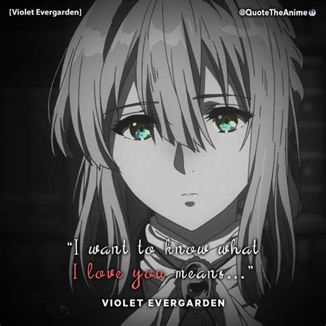 8+ Beautiful Violet Evergarden Quotes (Images) | Violet evergreen ...