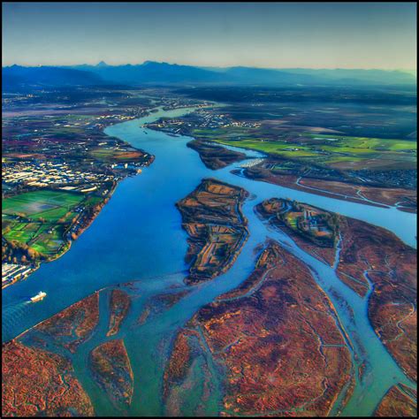 The Delta | The Fraser River Delta from the air. This is on … | Flickr