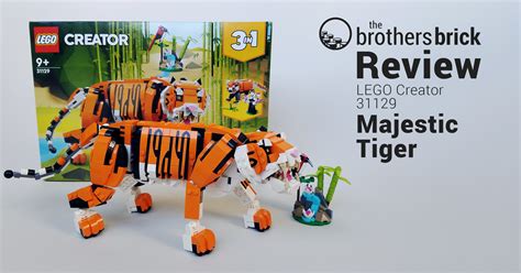 LEGO Creator - 31129 Majestic Tiger - N4EN2 - TBB Review-Cover - The ...