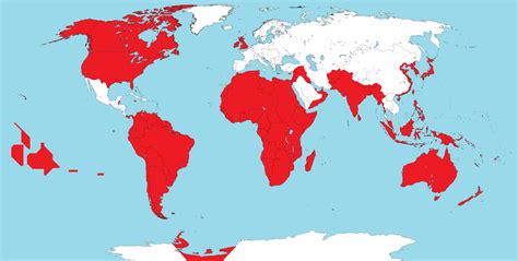 Greater British Empire as envisioned in the will of Cecil Rhodes ...