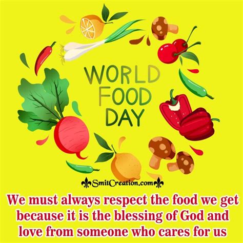 World Food Day Quotes, Messages, Slogans, Wishes Images - SmitCreation.com