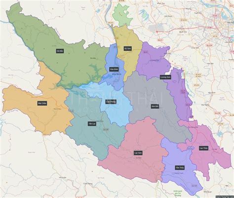 Bản đồ tỉnh Hoà Bình chi tiết mới nhất 2023 - Địa Ốc Thông Thái - EU ...