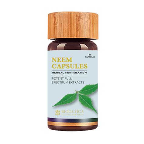 Neem 80 Capsules - Biogetica