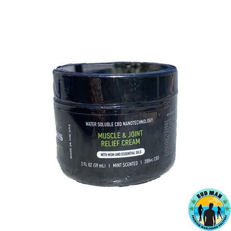 Warriors – CBD Muscle and Joint Relief Cream (200mg CBD): Bud Man ...