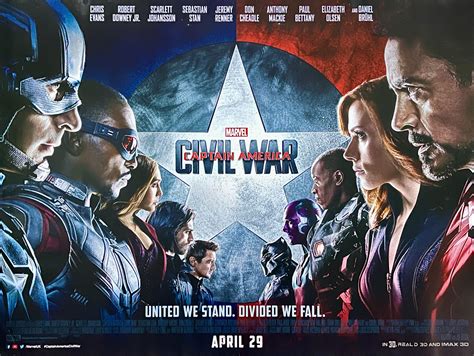 Original Captain America: Civil War Movie Poster - Marvel - Iron Man