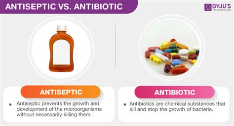 Explain Briefly the Difference Between Antibiotics and Antiseptics ...