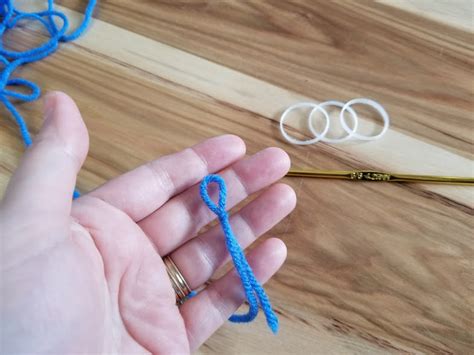 How to crochet around a plastic ring - Highland Hickory Designs