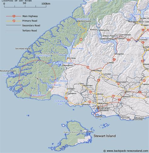 Where is Hay River? Map - New Zealand Maps