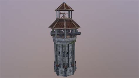 Archer Tower Level 20 3D model | CGTrader