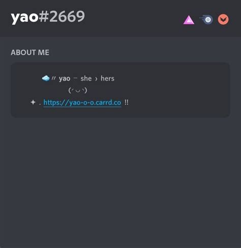 Discord bio or layout idea by me. Feel free to use as your bio! But don ...