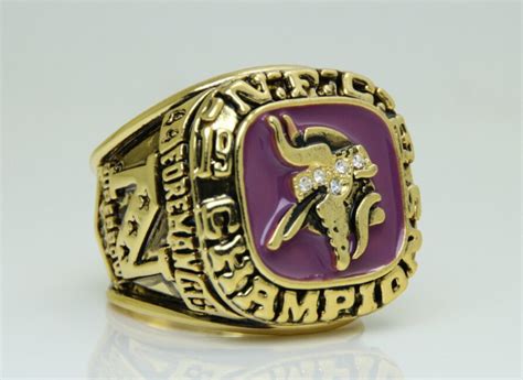 1973 Minnesota Vikings AFC super bowl Championship Ring 11 Size