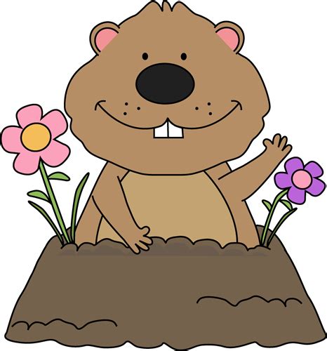 Groundhog Day Clipart