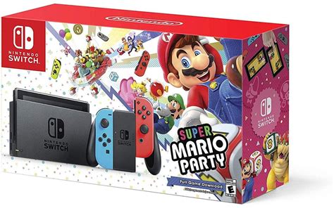 Nintendo Switch w/ Super Mario Party (Full Game Download) - Bundle ...