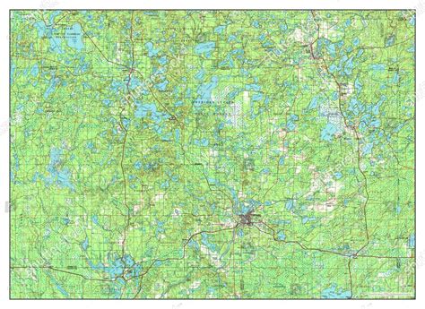 Usa Timeless Maps Rhinelander Wisconsin Map Editorial Stock Photo ...