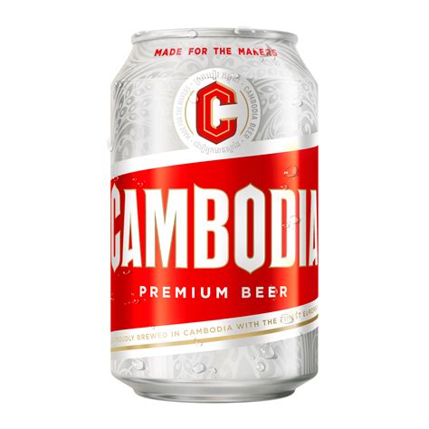 Cambodia Beer Can 330ml – BONGVEGGY