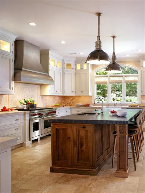 Modern Rustic Kitchen White Cabinets