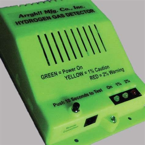 Hydrogen Gas Detector - Industrial Battery Products, Inc.