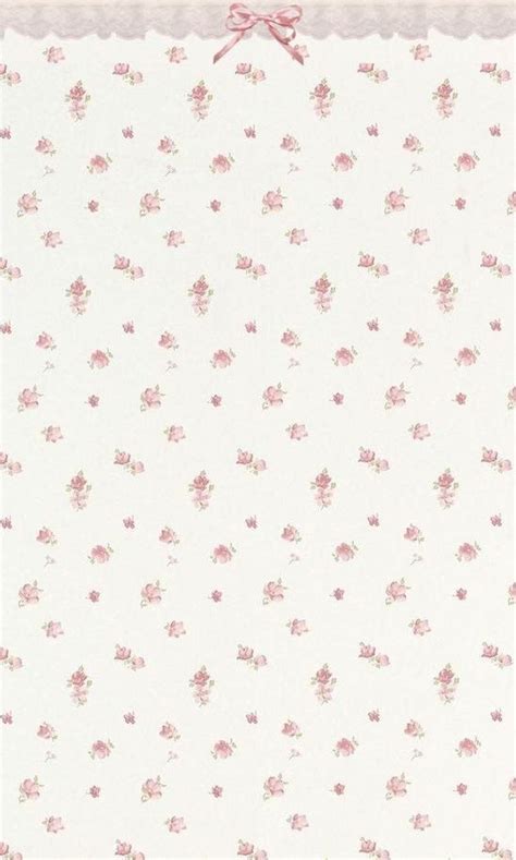 Coquette Aesthetic Wallpaper Bow Wallpaper, Vintage Flowers Wallpaper ...