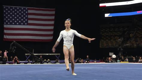 Grace McCallum – Floor Exercise – 2018 U.S. Gymnastics Championships ...