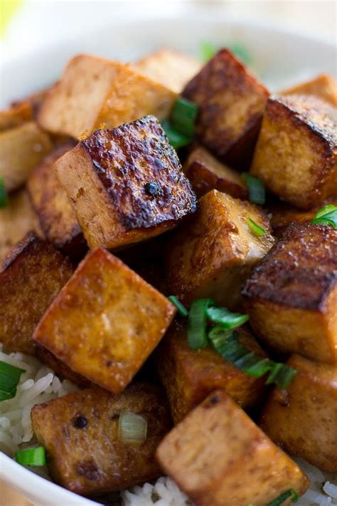 This marinated tofu is hands down the best tofu I've ever tasted! It's ...