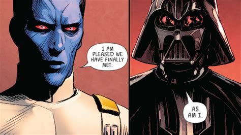 Grand Admiral Thrawn Meets Darth Vader - YouTube