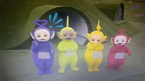 The Teletubbies Walk To The Magic Windmill With T.U.F.F. Puppy Title ...