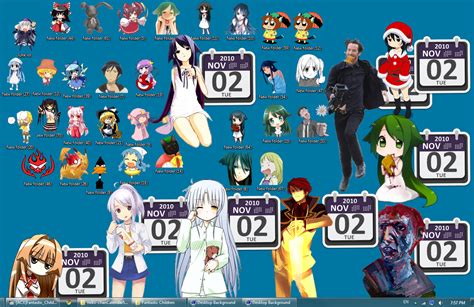 40 Anime Dsktp Icons+Calendar by MagicalXorby on DeviantArt