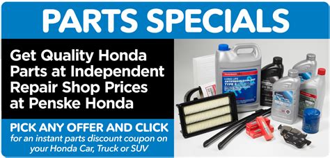 Honda Parts & Accessories Specials in Indianapolis | Penske Honda