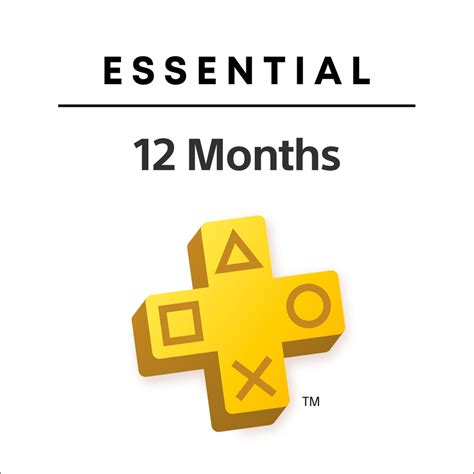 PlayStation Plus Essential: 12 Month Subscription