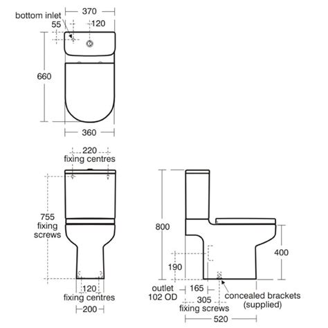 Toilet Dimensions