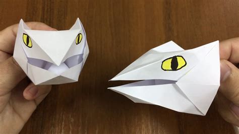 SUPER EASY ORIGAMI DRAGON-HEAD - TUTORIAL | Drawing Dragon Eyes - YouTube