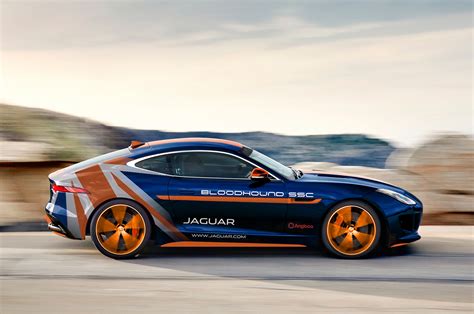 Jaguar Unveils Bloodhound SSC F-Type R Support Vehicle